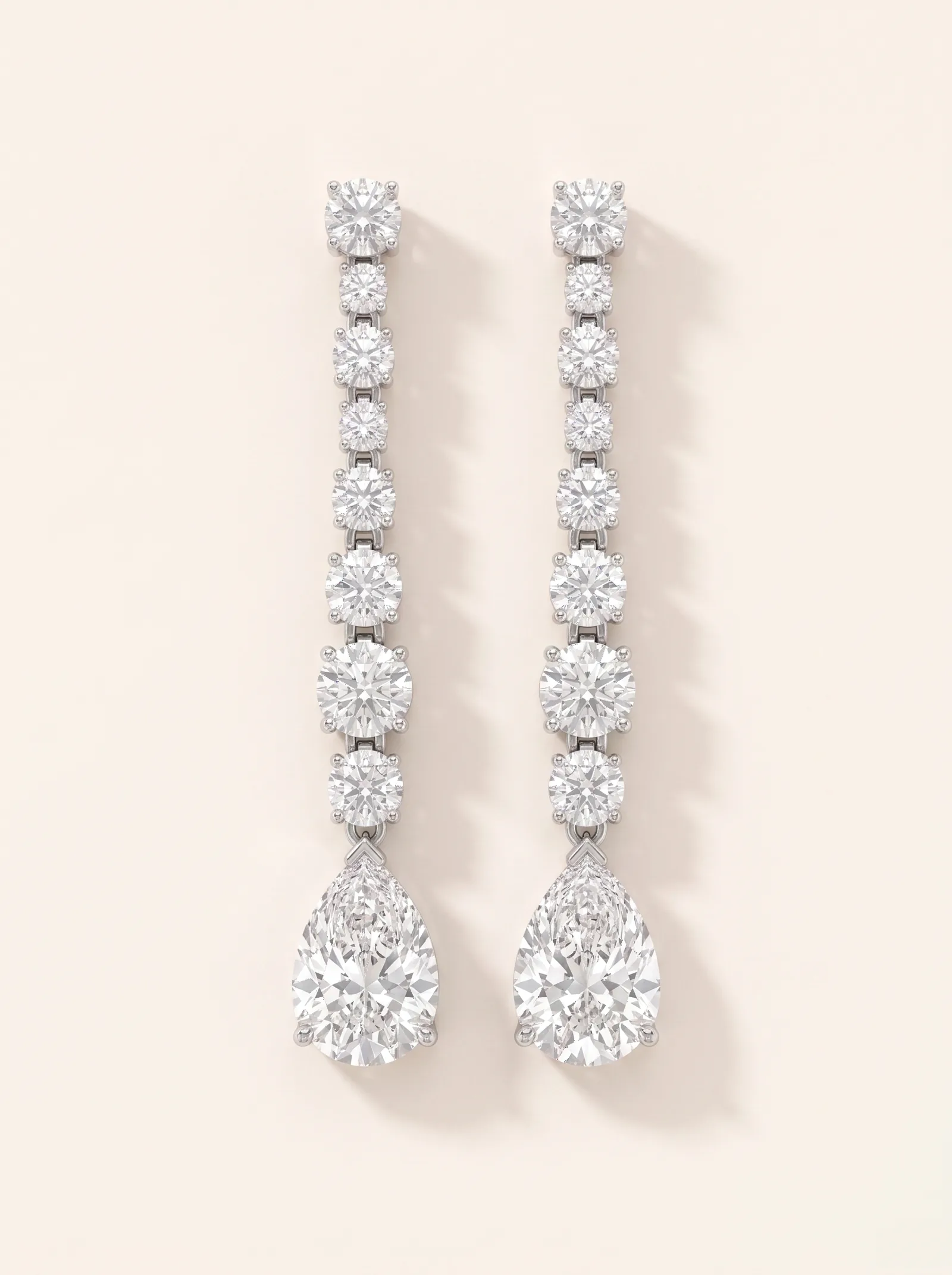 Diamond Drop Earrings